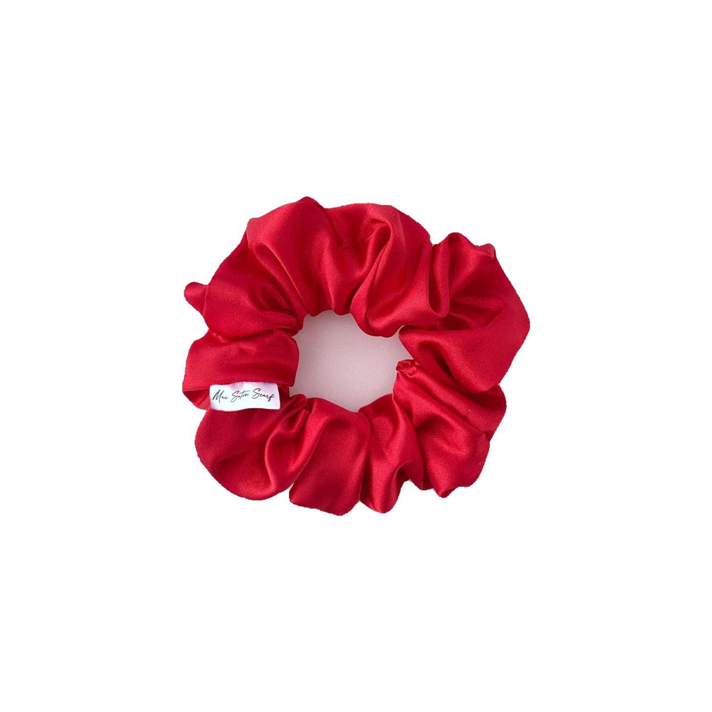 Cherry Standard Satin Scrunchie