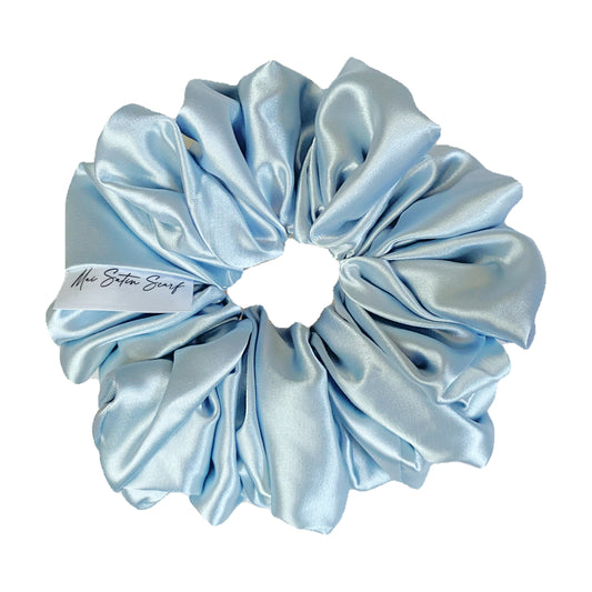 Mega Ice Blue Scrunchie