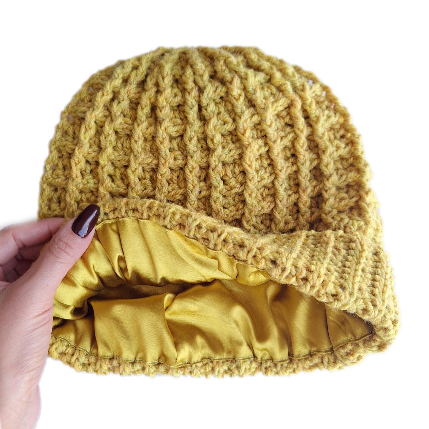 Lemongrass Satin Lined Beanie