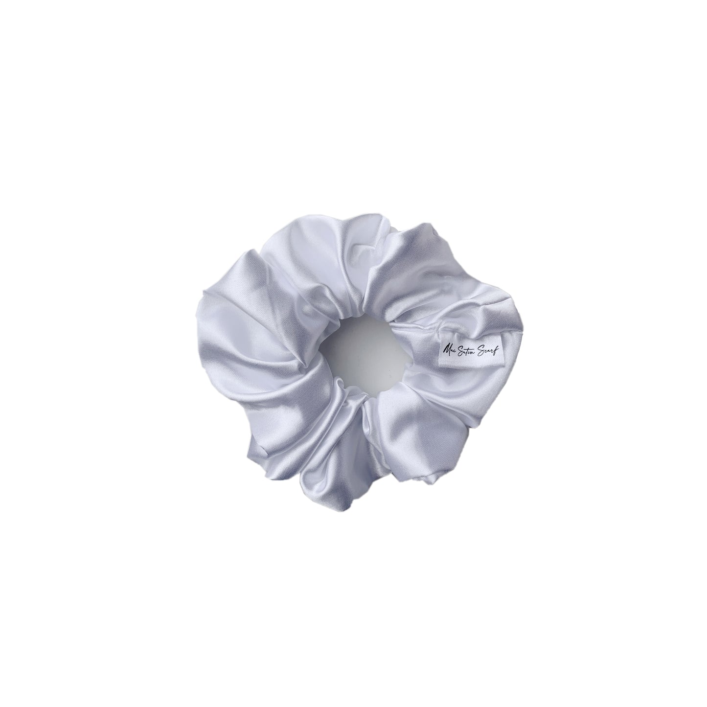 Snow White Standard Satin Scrunchie