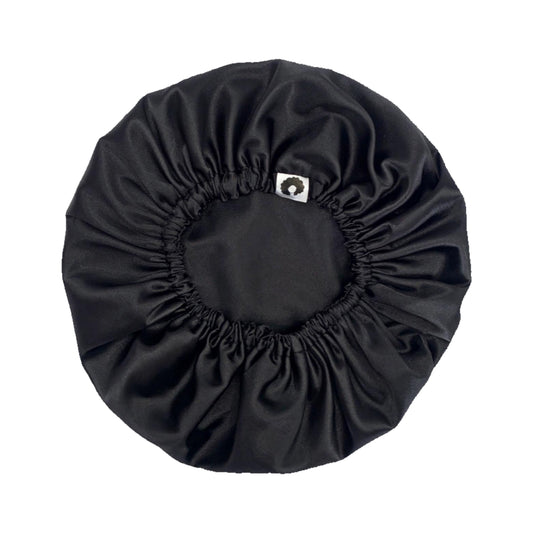 Liqorice Satin Bonnet