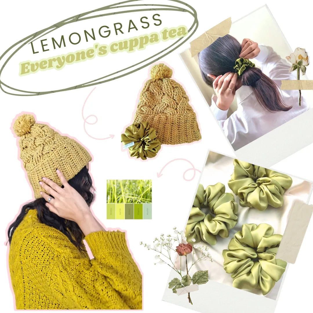 Lemongrass Satin Lined Beanie